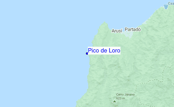 Pico de Loro location map