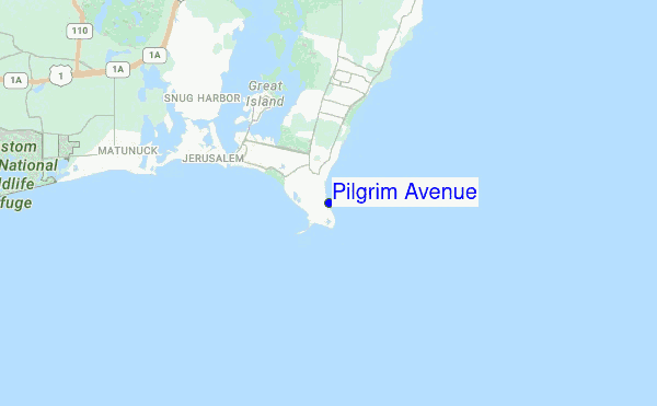 Pilgrim Avenue location map