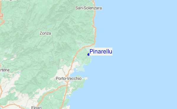 Pinarellu Location Map
