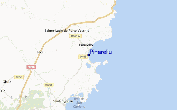 Pinarellu location map