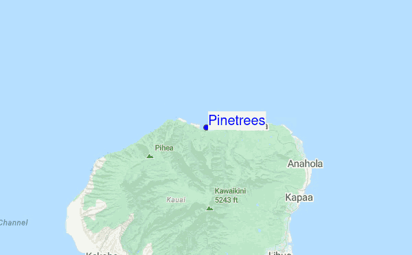 Pinetrees Location Map
