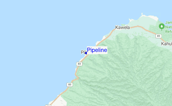 Pipeline location map