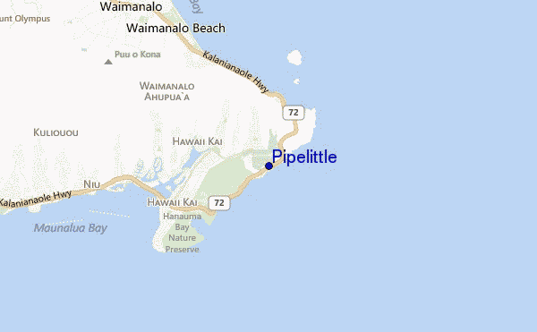 Pipelittle location map