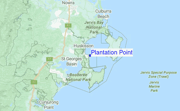 Plantation Point Location Map