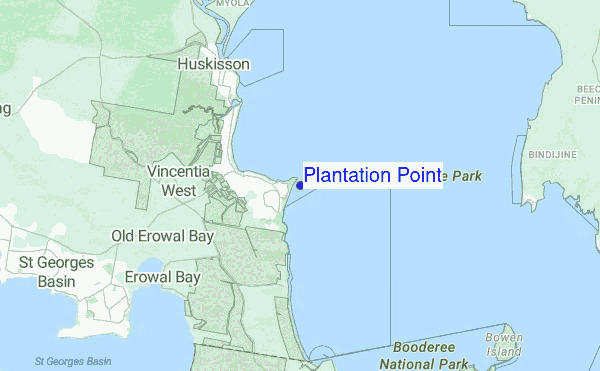 Plantation Point location map