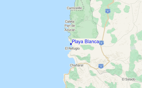 Playa Blanca Location Map