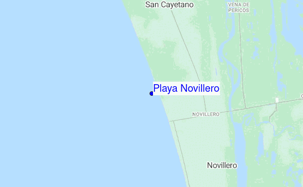 Playa Novillero location map