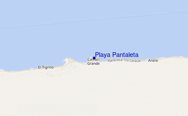 Playa Pantaleta location map