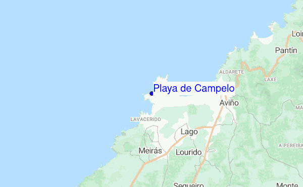 Playa de Campelo location map