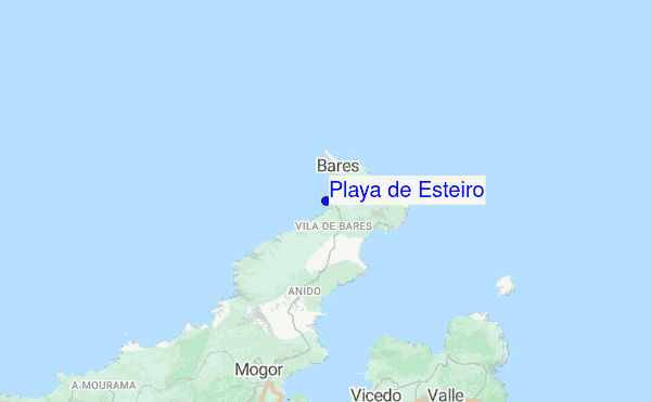 Playa de Esteiro location map