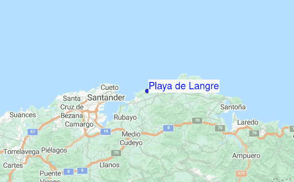 langre cantabria mapa Playa De Langre Surf Forecast And Surf Report langre cantabria mapa