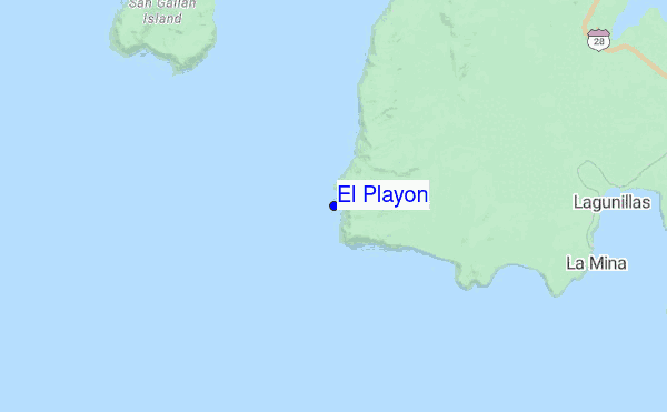 El Playon location map