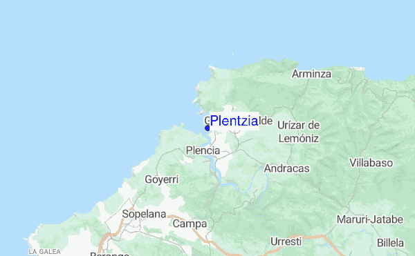 Plentzia location map