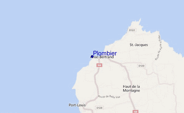 Plombier location map