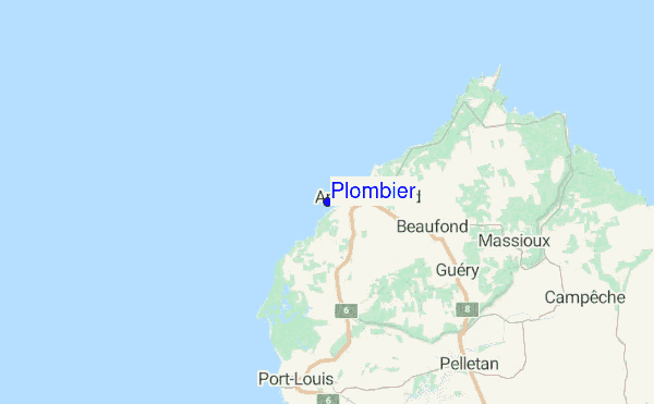 Plombier location map