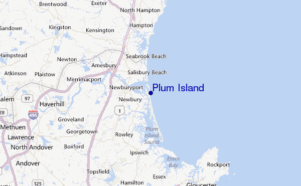 Plum Island Location Map