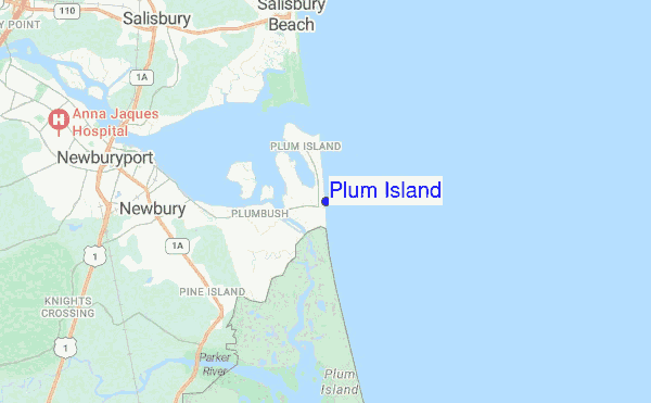 Plum Island location map