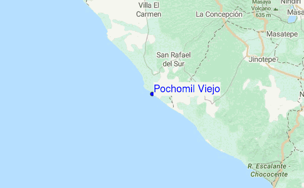 Pochomil Viejo Location Map