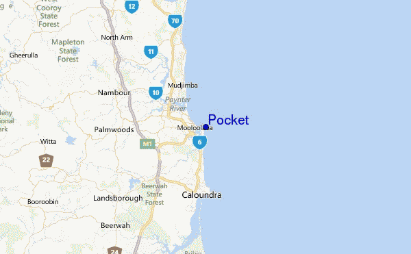 Pocket Location Map