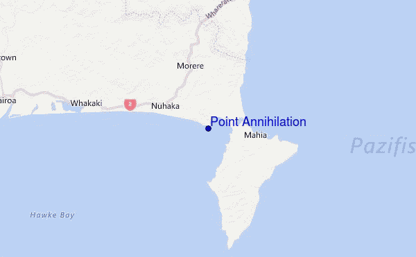 Point Annihilation Location Map