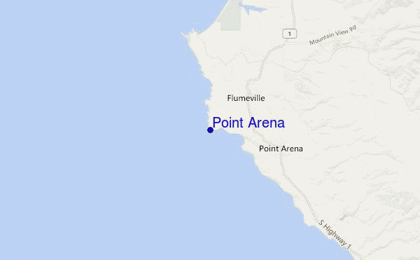 Point Arena location map