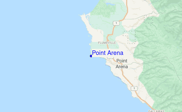 Point Arena location map