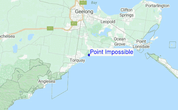 Point Impossible Location Map