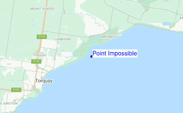 Point Impossible location map