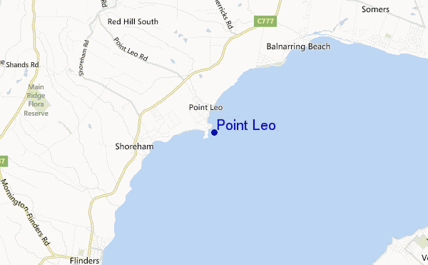 Point Leo location map