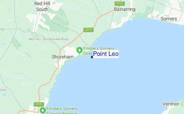 Point Leo location map