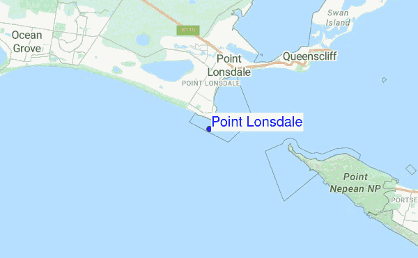 Point Lonsdale location map