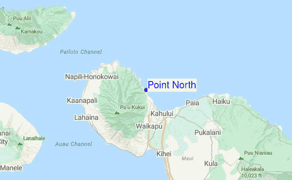 Point North Location Map