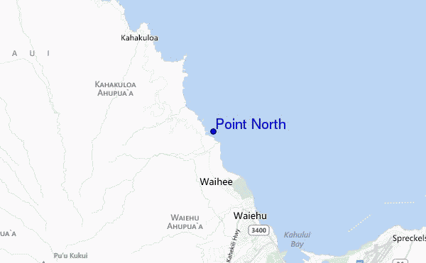 Point North location map