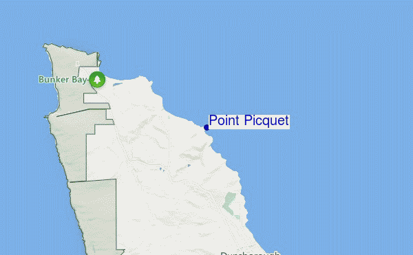 Point Picquet location map