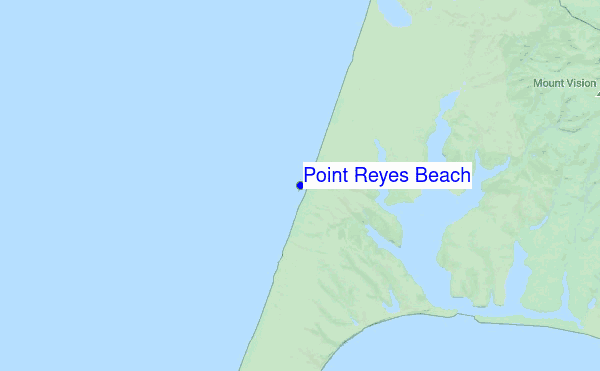 Point Reyes Beach location map