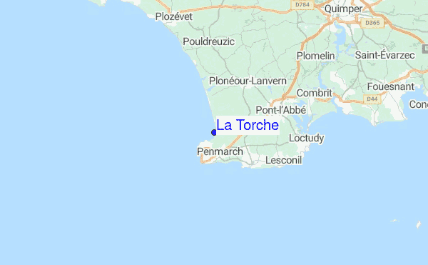 La Torche Location Map