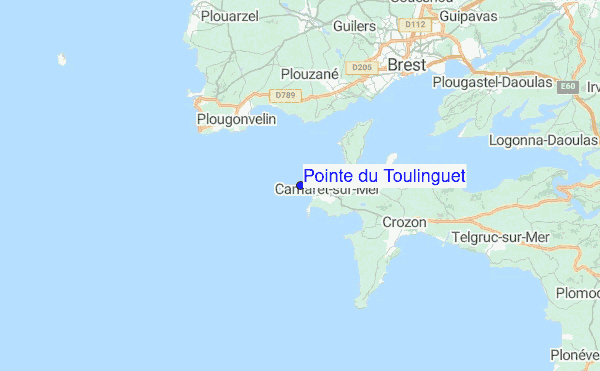 Pointe du Toulinguet Location Map