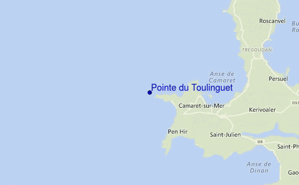 Pointe du Toulinguet location map