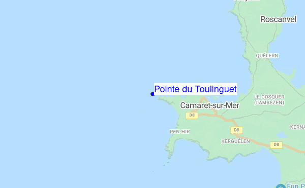 Pointe du Toulinguet location map