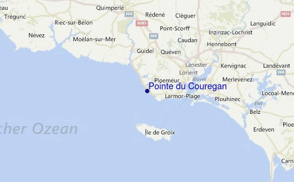 Pointe du Couregan Location Map