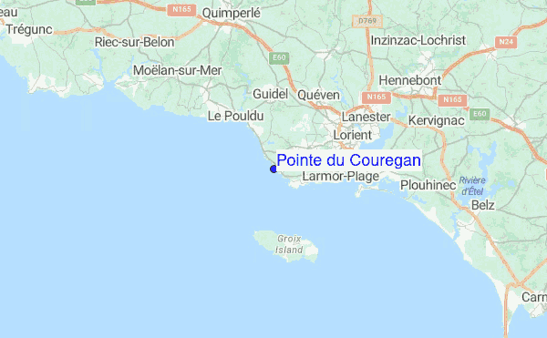 Pointe du Couregan Location Map