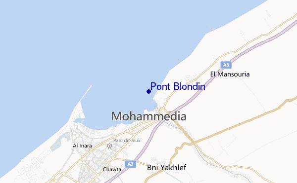 Pont Blondin location map