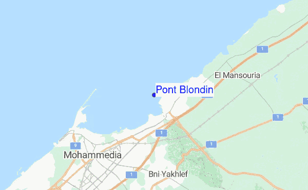 Pont Blondin location map