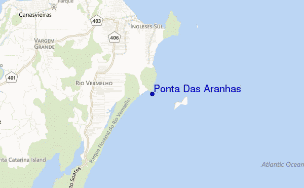 Ponta Das Aranhas location map