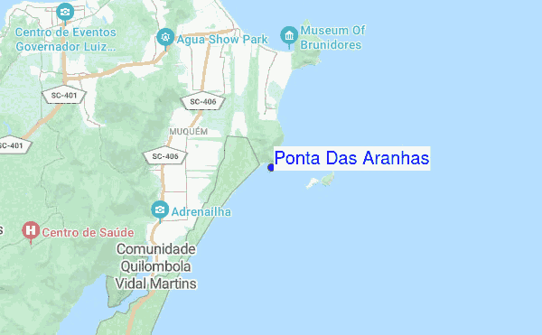 Ponta Das Aranhas location map