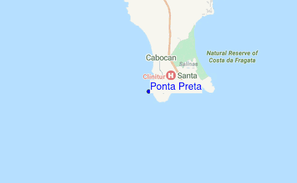 Ponta Preta location map