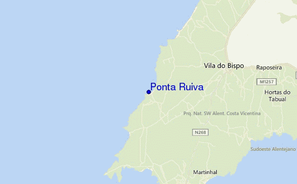 Ponta Ruiva location map