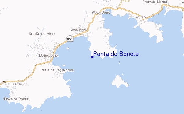 Ponta do Bonete location map