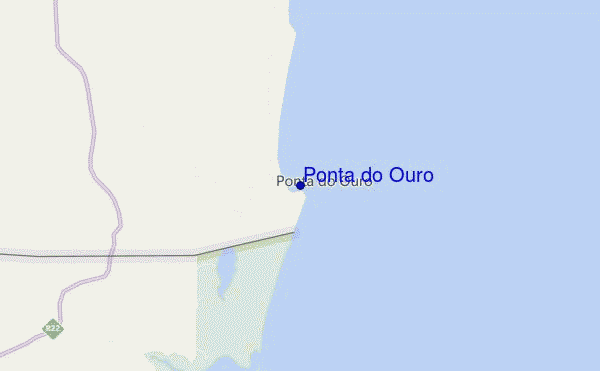 Ponta do Ouro location map
