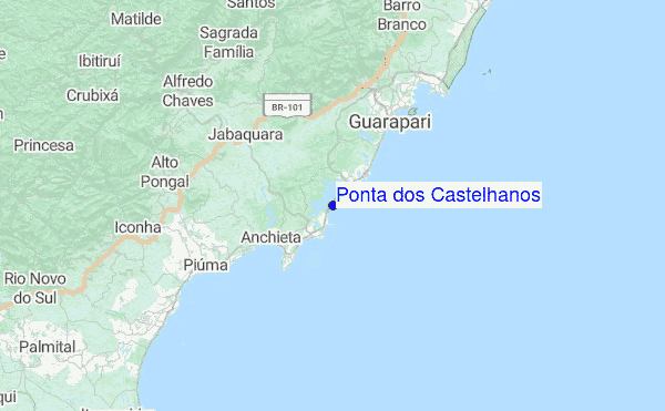 Ponta dos Castelhanos Location Map